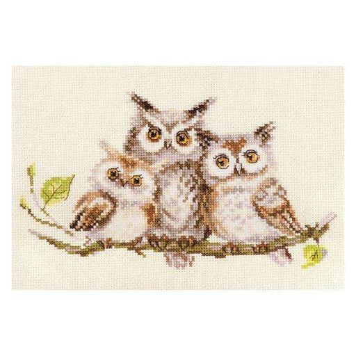 Alisa Cross Stitch Kit - Owls Alisa Cross Stitch Kits - HobbyJobby