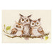 Alisa Cross Stitch Kit - Owls Alisa Cross Stitch Kits - HobbyJobby