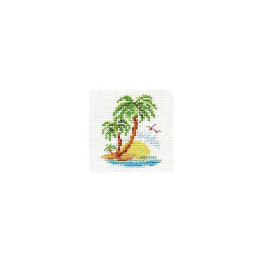 Alisa Cross Stitch Kit - Palm Island Alisa Cross Stitch Kits - HobbyJobby