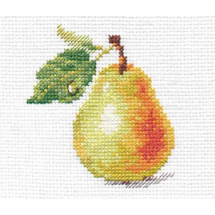 Alisa Cross Stitch Kit - Pears Alisa Cross Stitch Kits - HobbyJobby