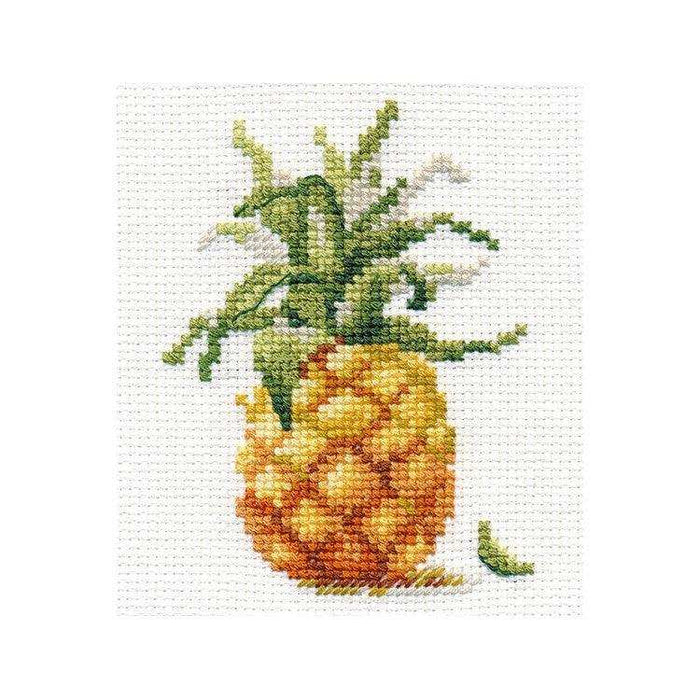 Alisa Cross Stitch Kit - Pineapple Alisa Cross Stitch Kits - HobbyJobby