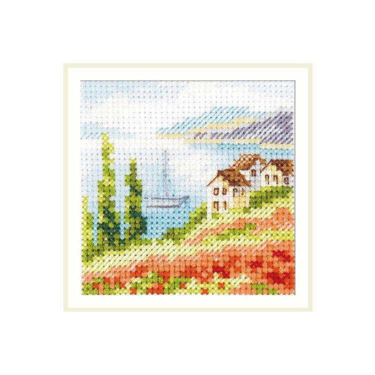 Alisa Cross Stitch Kit - Poppies At The Sea Alisa Cross Stitch Kits - HobbyJobby