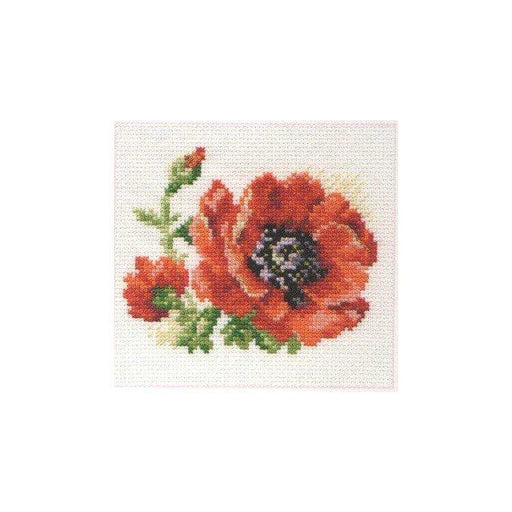Alisa Cross Stitch Kit - Poppy Alisa Cross Stitch Kits - HobbyJobby