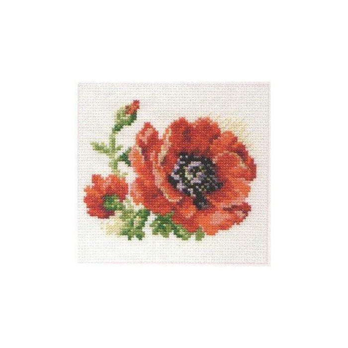 Alisa Cross Stitch Kit - Poppy Alisa Cross Stitch Kits - HobbyJobby