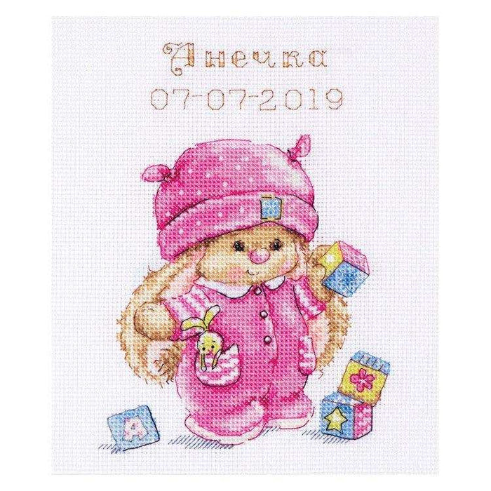 Alisa Cross Stitch Kit - Rabbit Mi Baby Girl Alisa Cross Stitch Kits - HobbyJobby