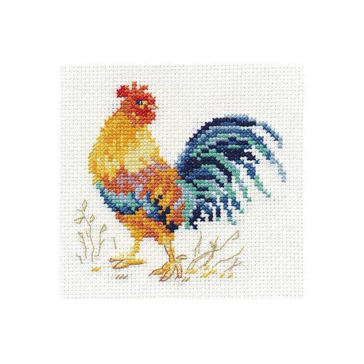 Alisa Cross Stitch Kit - Rooster Alisa Cross Stitch Kits - HobbyJobby
