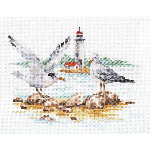 Alisa Cross Stitch Kit - Seagulls Alisa Cross Stitch Kits - HobbyJobby