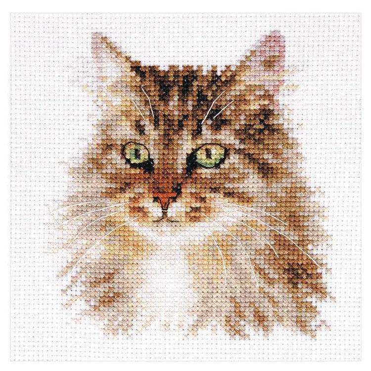 Bothy Threads Kreuzstich-Set „Es Ist Das Leben Einer Katze“ – Inkl. Stoff, Garn & Anleitung