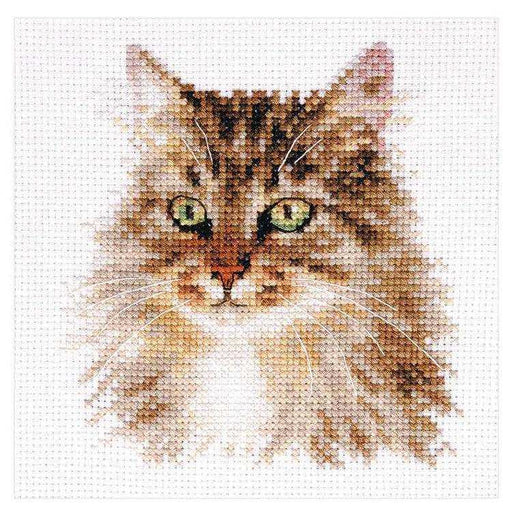 Alisa Cross Stitch Kit - "Siberian Cat" Alisa Cross Stitch Kits - HobbyJobby