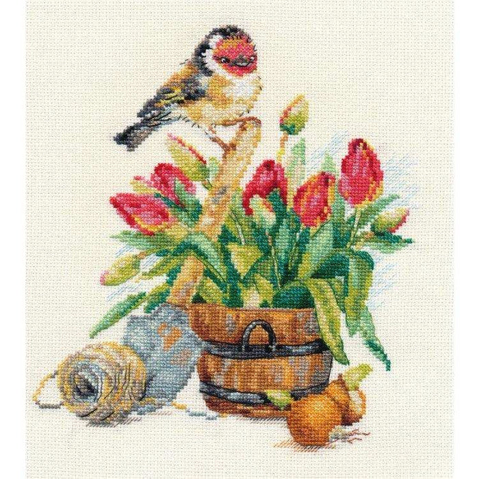 Alisa Cross Stitch Kit - Spring Time Alisa Cross Stitch Kits - HobbyJobby