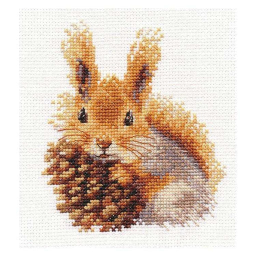 Alisa Cross Stitch Kit - Squirell Alisa Cross Stitch Kits - HobbyJobby