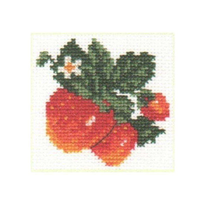 Alisa Cross Stitch Kit - Strawberry Alisa Cross Stitch Kits - HobbyJobby