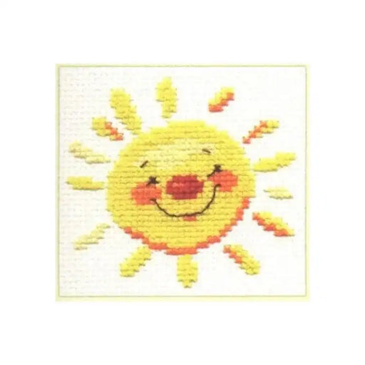 Alisa Cross Stitch Kit - Sun Alisa Cross Stitch Kits - HobbyJobby