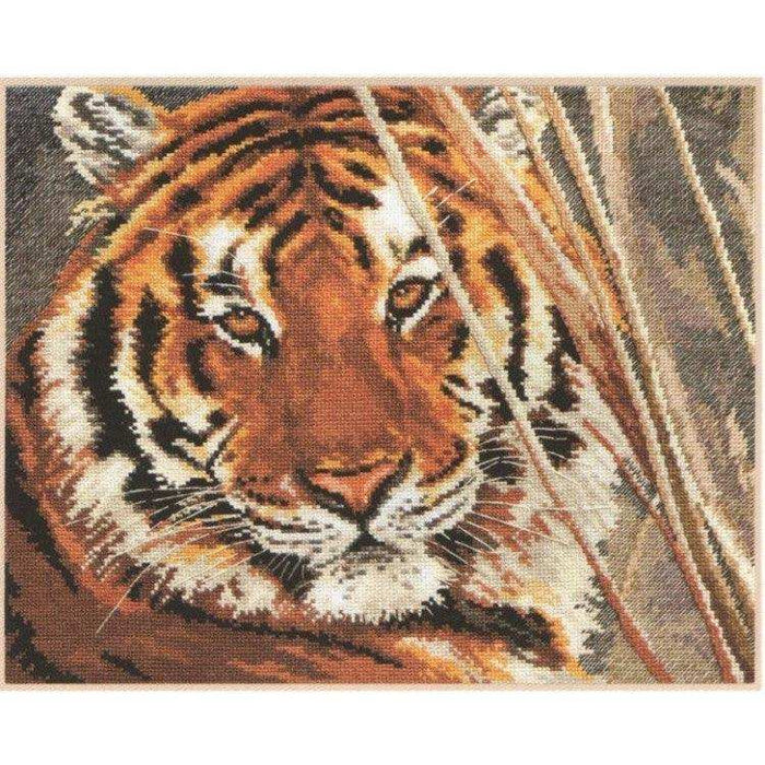 Alisa Cross Stitch Kit - Tiger Alisa Cross Stitch Kits - HobbyJobby
