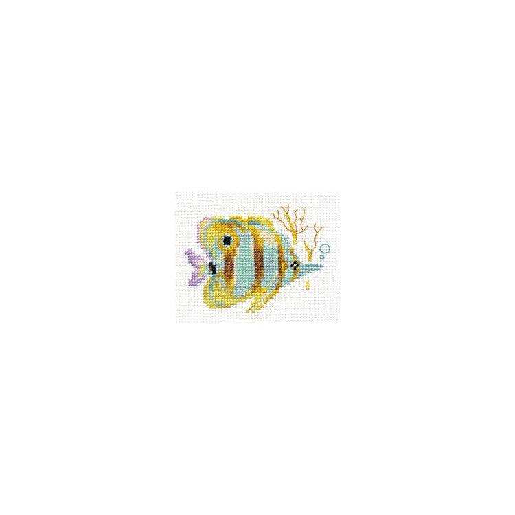 Alisa Cross Stitch Kit - Tropical Fishes Alisa Cross Stitch Kits - HobbyJobby