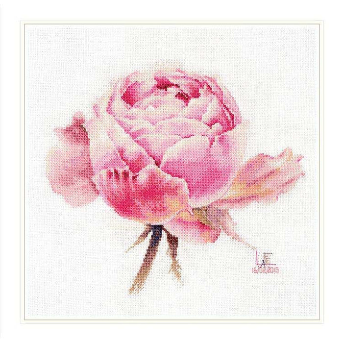 Alisa Cross Stitch Kit - Watercolor Roses. Pink Exquisite Alisa Cross Stitch Kits - HobbyJobby