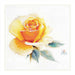 Alisa Cross Stitch Kit - Watercolor Roses. Yellow Elegant Alisa Cross Stitch Kits - HobbyJobby