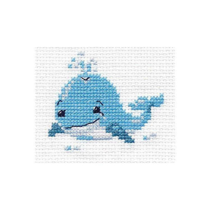 Alisa Cross Stitch Kit - Whale Alisa Cross Stitch Kits - HobbyJobby