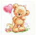 Cross Stitch Kit Alisa - Lovely Teddy Bear, 0-70 Alisa Cross Stitch Kits - HobbyJobby