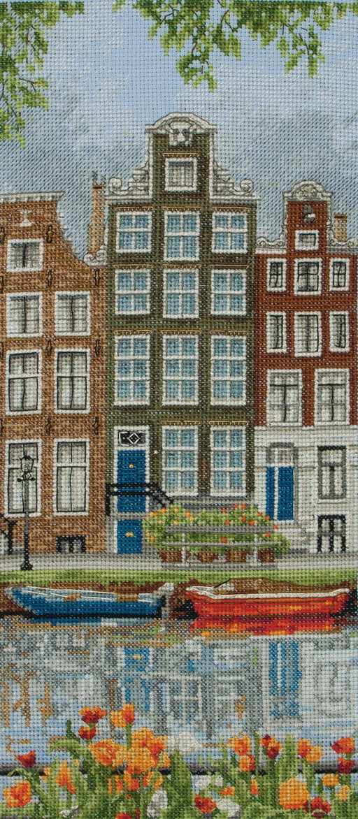 Cross Stitch Kit Anchor - Amsterdam Street Scene Cross Stitch Kits - HobbyJobby