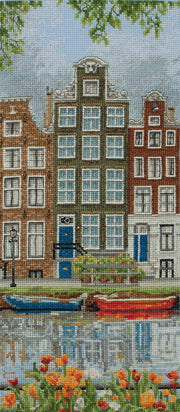 Cross Stitch Kit Anchor - Amsterdam Street Scene Cross Stitch Kits - HobbyJobby