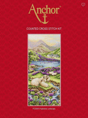 Cross Stitch Kit Anchor - Highlands Landscape Cross Stitch Kits - HobbyJobby