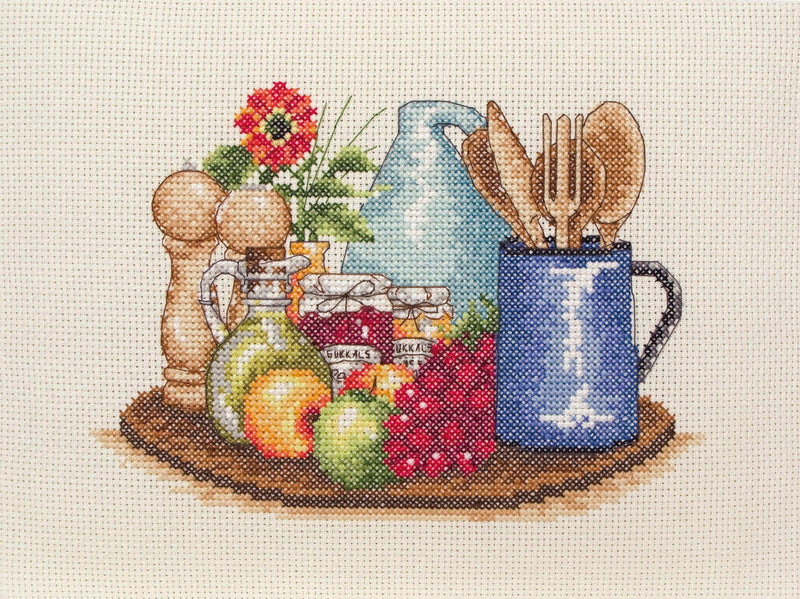 Cross Stitch Kit Anchor - Kitchen Cross Stitch Kits - HobbyJobby