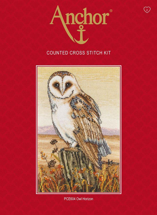 Cross Stitch Kit Anchor - Owl Horizon Cross Stitch Kits - HobbyJobby
