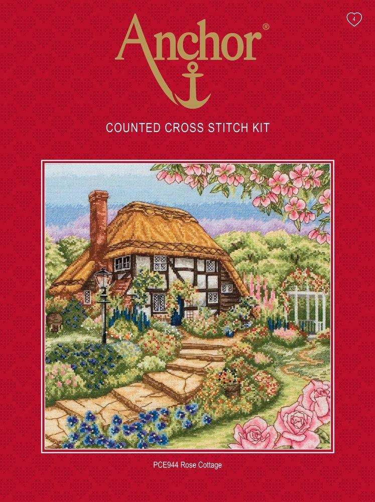 Cross Stitch Kit Anchor - Rose Cottage Cross Stitch Kits - HobbyJobby