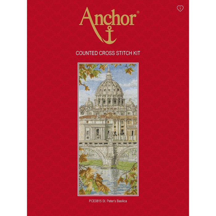 Cross Stitch Kit Anchor - St. Peter's Basilica Cross Stitch Kits - HobbyJobby