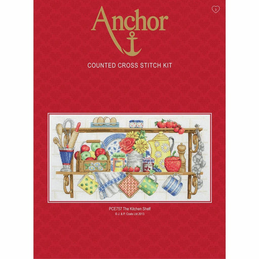 Cross Stitch Kit Anchor - The Kitchen Shelf Cross Stitch Kits - HobbyJobby