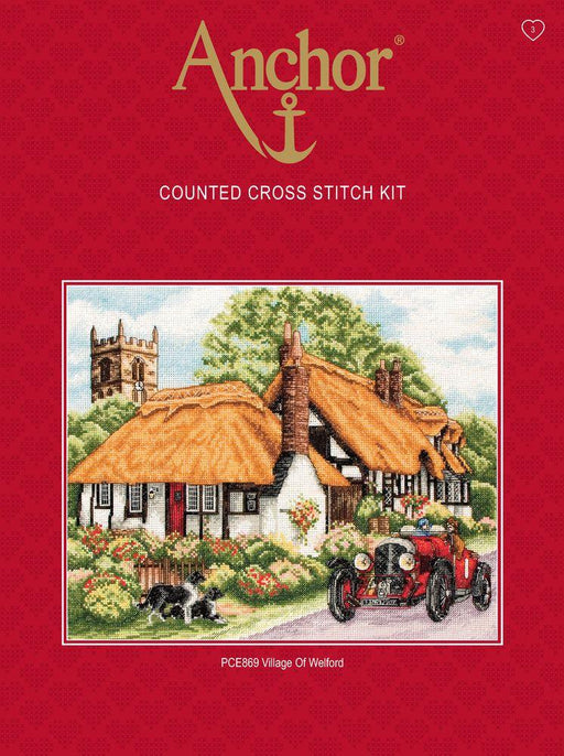 Cross Stitch Kit Anchor - Village Of Welford Cross Stitch Kits - HobbyJobby