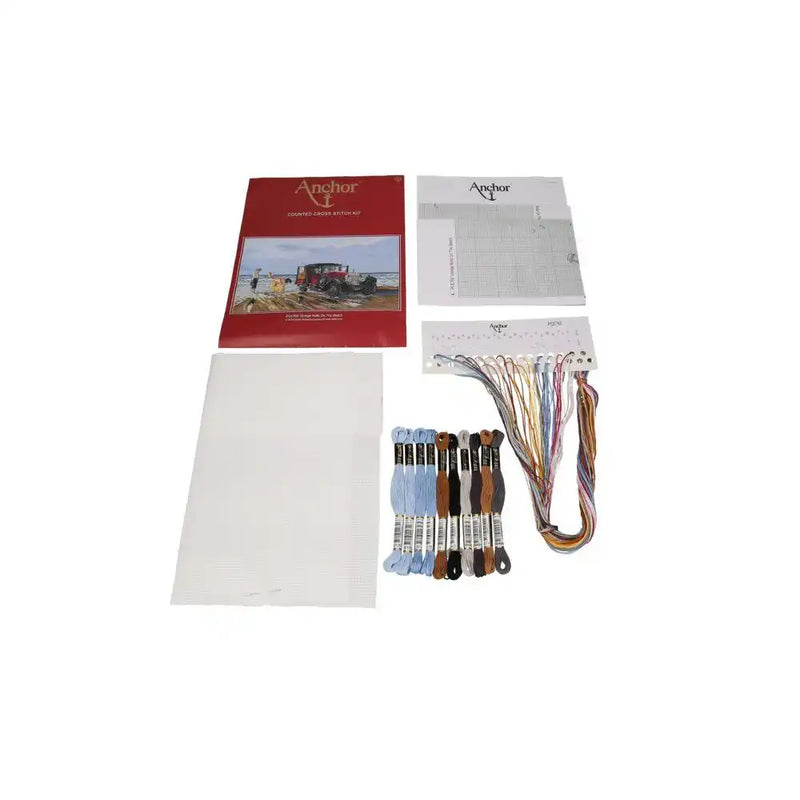 Cross Stitch Kit Anchor - Vintage Rolls On The Beach Cross Stitch Kits - HobbyJobby