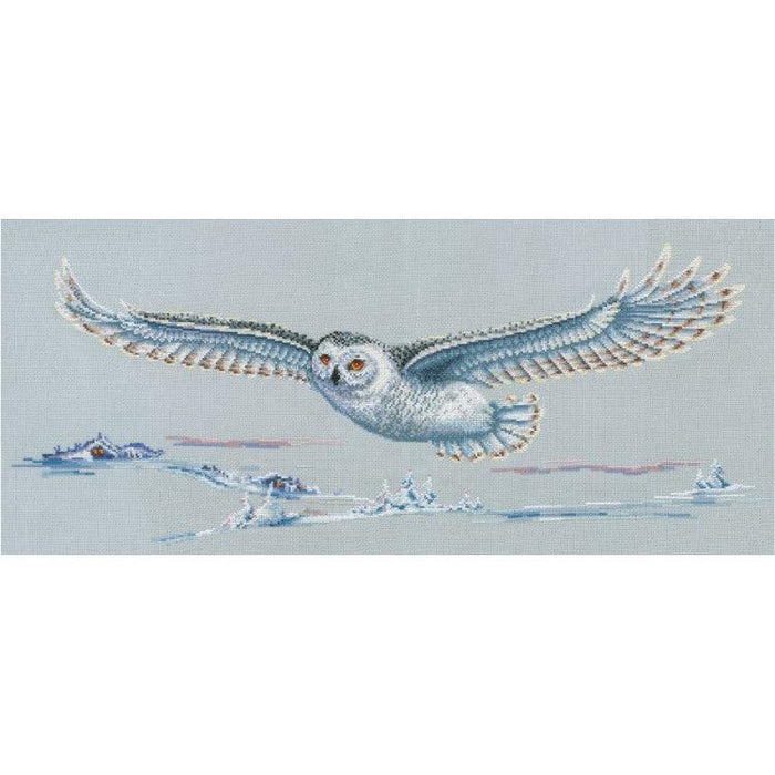 Cross Stitch Kit Andriana - Polar owl, P-47 Andriana Cross Stitch Kits - HobbyJobby