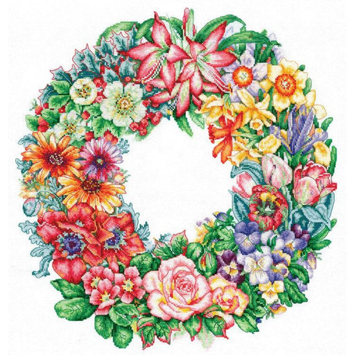 Cross Stitch Kit Andriana - Triumph of Flowers, T-15 Andriana Cross Stitch Kits - HobbyJobby