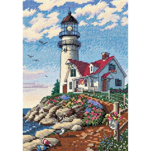 Cross Stitch Kit Dimensions - Beacon at Rocky Point, D06958 Dimensions Cross Stitch Kits - HobbyJobby