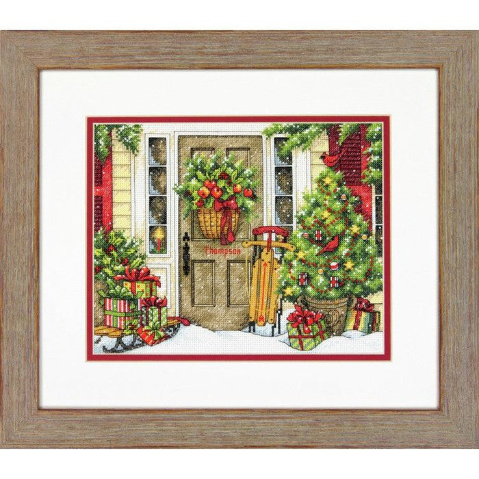 Cross Stitch Kit Dimensions - Home for the Holidays, D70-08961 Dimensions Cross Stitch Kits - HobbyJobby