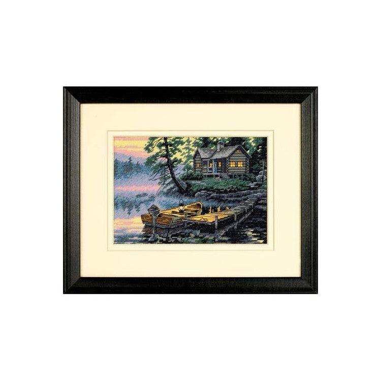 Cross Stitch Kit Dimensions - Morning Lake, D65091 Dimensions Cross Stitch Kits - HobbyJobby