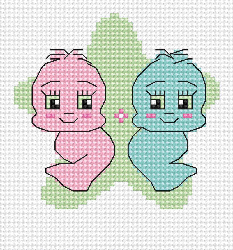 Cross Stitch Kit for Beginners - Kids Embroidery Kit B052 - HobbyJobby