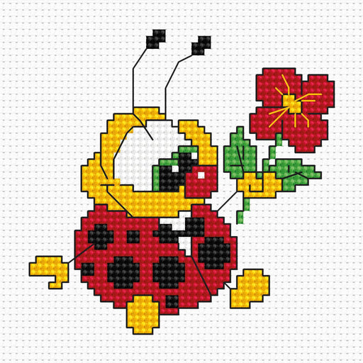 Cross Stitch Kit for Beginners - Kids Embroidery Kit B062 - HobbyJobby