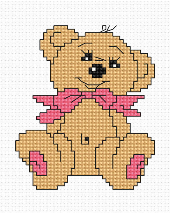 Cross Stitch Kit for Beginners - Luca-S Kids Embroidery Kit - HobbyJobby