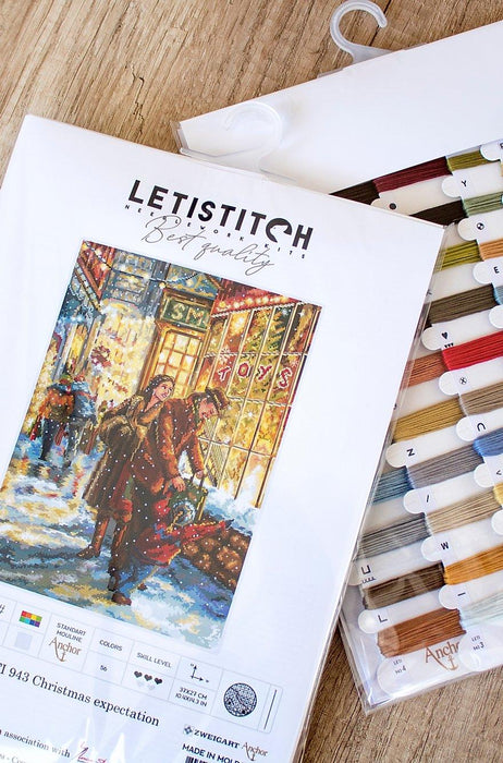 Cross Stitch Kit LetiStitch - Christmas expectation, Leti943 - HobbyJobby