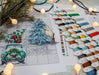 Cross Stitch Kit LetiStitch - Christmas Ornaments kit nr. 3 / of 7 pieces Cross Stitch Toys - HobbyJobby