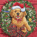 Cross Stitch Kit LetiStitch - Christmas Puppy / Chiot de Noël Cross Stitch Kits - HobbyJobby