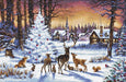 Cross Stitch Kit LetiStitch - Christmas Wood, Leti947 - HobbyJobby
