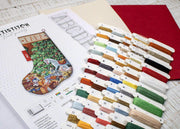 Cross Stitch Kit LetiStitch - Cozy Christmas Stocking - HobbyJobby