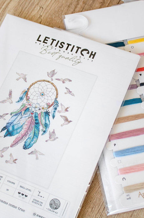 Cross Stitch Kit LetiStitch - Make your dreams come true, Leti945 - HobbyJobby