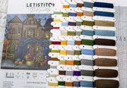 Cross Stitch Kit LetiStitch - Moonlight Manor - HobbyJobby