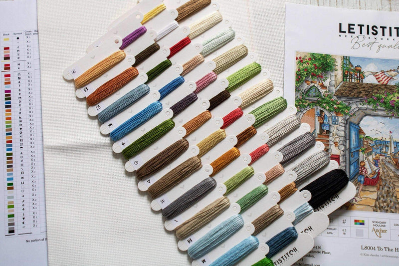Cross Stitch Kit LetiStitch - To The Harbor - HobbyJobby