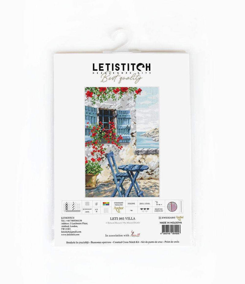 Cross Stitch Kit LetiStitch - VILLA - HobbyJobby